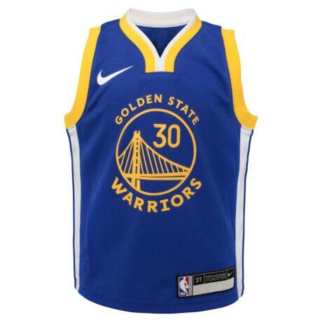 Stephen Curry Golden State Warriors Nike Toddler Swingman Player Jersey - Icon Edition - - Side View