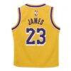 LeBron James Los Angeles Lakers Nike Toddler Swingman Player Jersey - Gold - Detail View