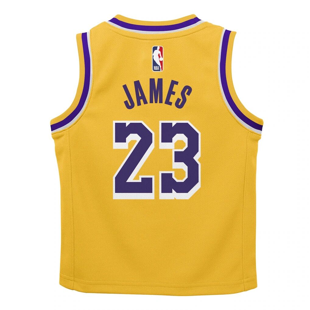 LeBron James Los Angeles Lakers Nike Toddler Swingman Player Jersey - Icon Edition