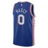 Tyrese Maxey Philadelphia 76ers Nike Youth Swingman Jersey - Icon Edition - - Detail View