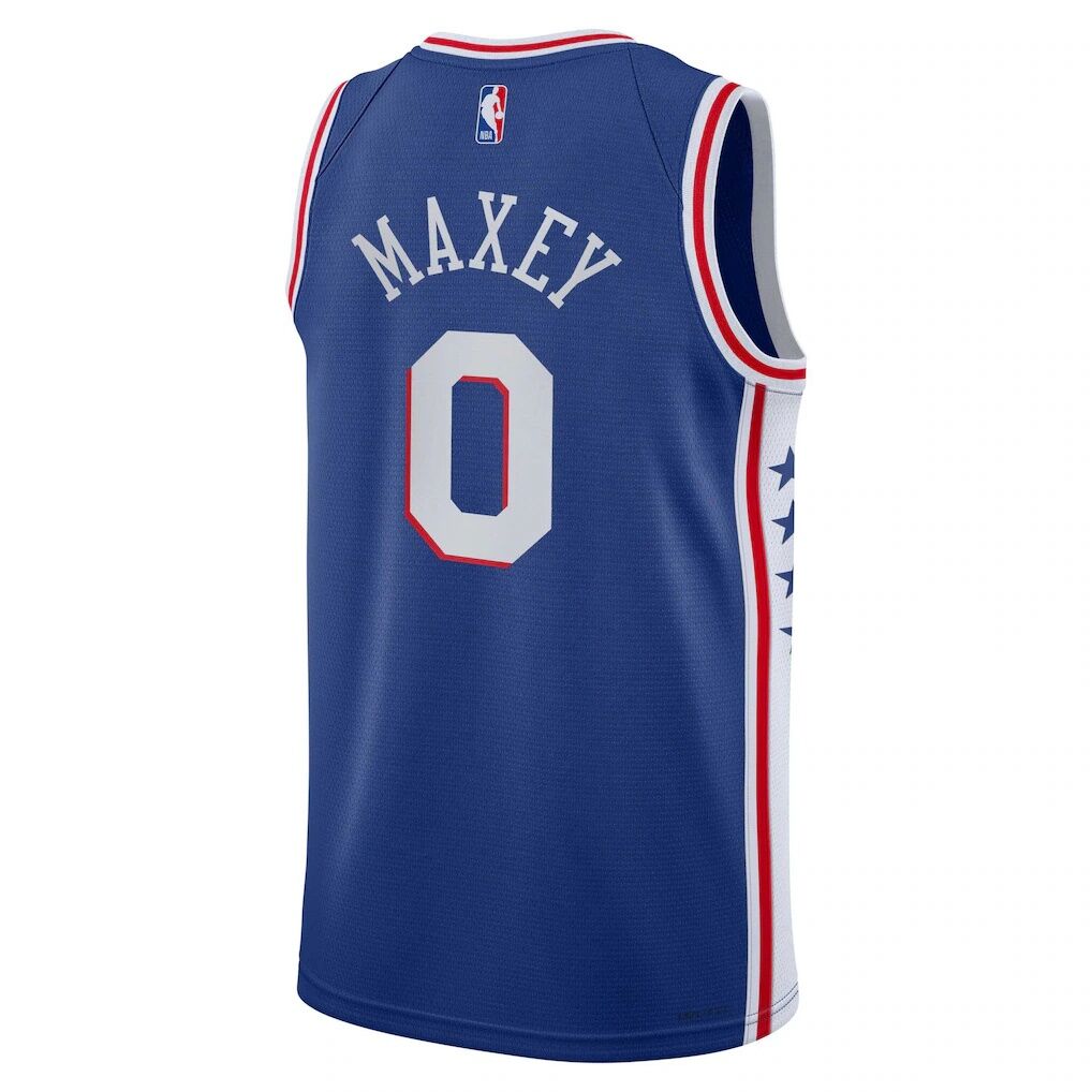 Tyrese Maxey Philadelphia 76ers Nike Youth Swingman Jersey – Icon Edition – Royal