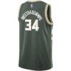 Giannis Antetokounmpo Milwaukee Bucks Nike Youth Swingman Jersey - Icon Edition - - Detail View