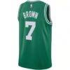 Jaylen Brown Boston Celtics Nike Youth Swingman Jersey - Icon Edition - - Detail View
