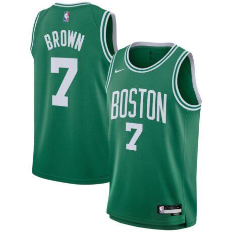 Jaylen Brown Boston Celtics Nike Youth Swingman Jersey - Icon Edition - - Front View