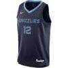 Ja Morant Memphis Grizzlies Nike Youth Swingman Jersey - Navy - Side View