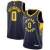 Tyrese Haliburton Indiana Pacers Nike Youth Swingman Jersey - Navy - Front View