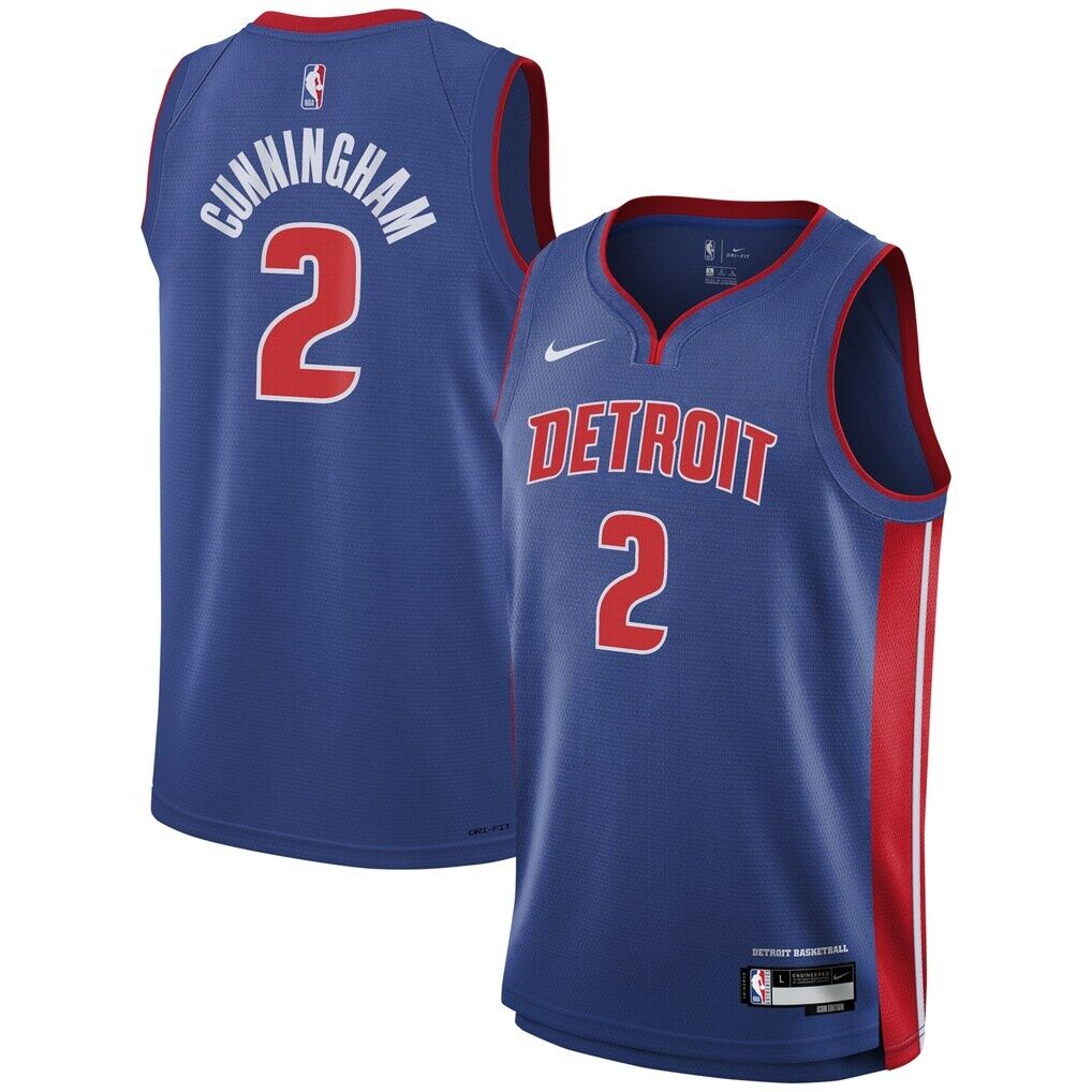 Cade Cunningham Detroit Pistons Nike Youth Swingman Jersey - Icon Edition