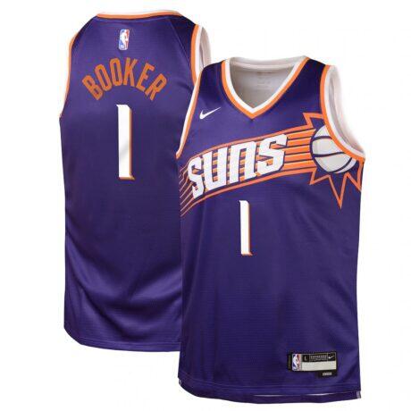 Devin Booker Phoenix Suns Nike Youth Swingman Jersey - Purple - Front View