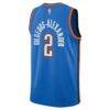 Shai Gilgeous-Alexander Oklahoma City Thunder Nike Youth Swingman Jersey - Blue - Detail View