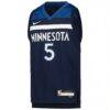 Anthony Edwards Minnesota Timberwolves Nike Youth Swingman Jersey - Navy - Side View