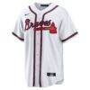 Joe Jiménez Atlanta Braves Nike Home Replica Player Jersey - White - Back View