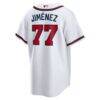 Joe Jiménez Atlanta Braves Nike Home Replica Player Jersey - White - Side View