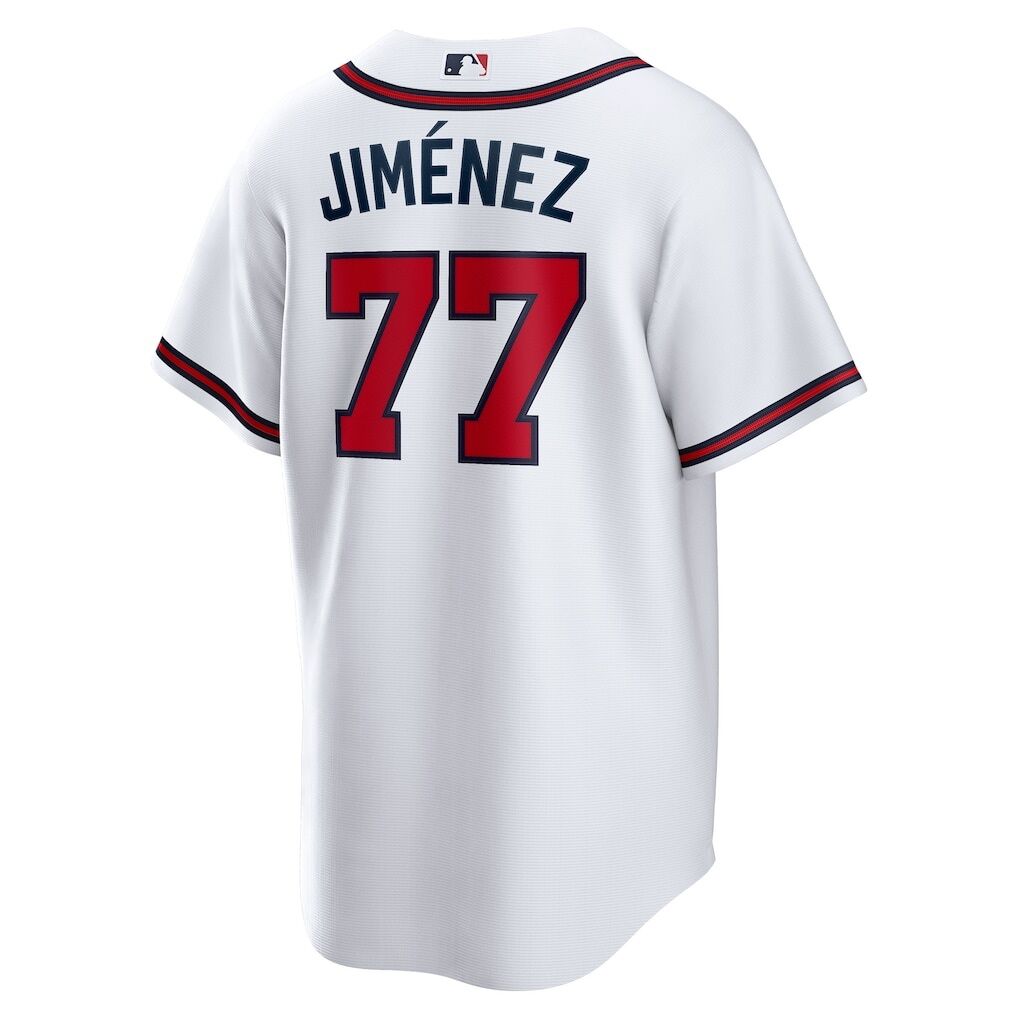 Joe Jiménez Atlanta Braves Nike Home  Replica Player Jersey