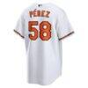 Cionel Pérez Baltimore Orioles Nike Home Replica Player Jersey - White - Detail View