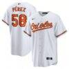 Cionel Pérez Baltimore Orioles Nike Home Replica Player Jersey - White - Front View