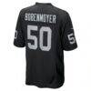 Jacob Bobenmoyer Las Vegas Raiders Nike Game Player Jersey - Black - Detail View