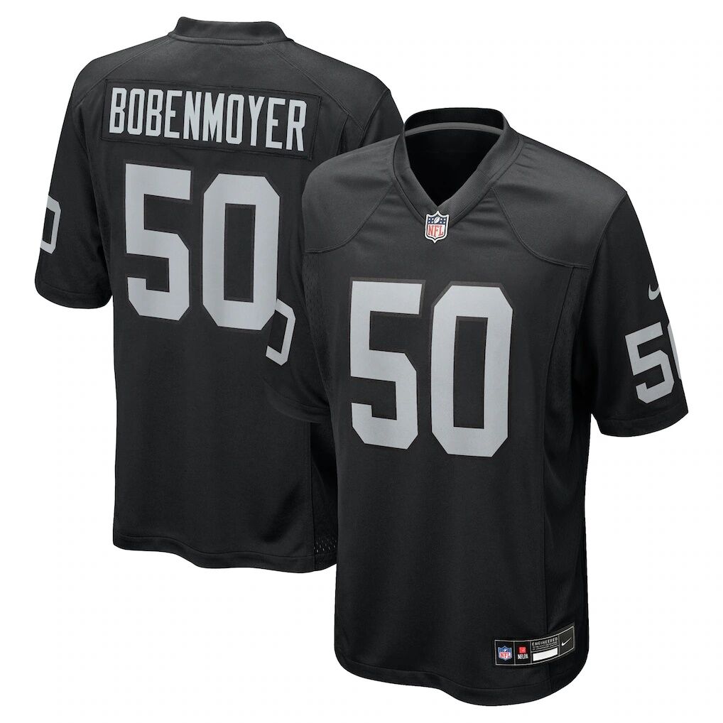 Jacob Bobenmoyer Las Vegas Raiders Nike Game Player Jersey