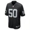 Jacob Bobenmoyer Las Vegas Raiders Nike Game Player Jersey - Black - Side View