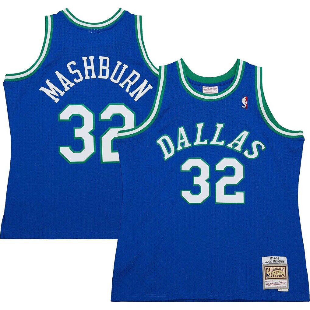 Jamal Mashburn Dallas Mavericks Mitchell & Ness 1993/94 Hardwood Classics Swingman Jersey