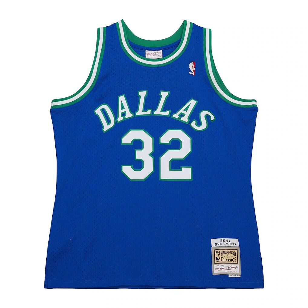 Jamal Mashburn Dallas Mavericks Mitchell & Ness 1993/94 Hardwood Classics Swingman Jersey