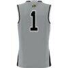 #1 Colorado Buffaloes GameDay Greats Youth Lightweight Replica Basketball Jersey - Gray - Detail View