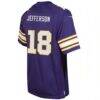 Justin Jefferson Minnesota Vikings Nike Youth Game Jersey - Purple - Detail View