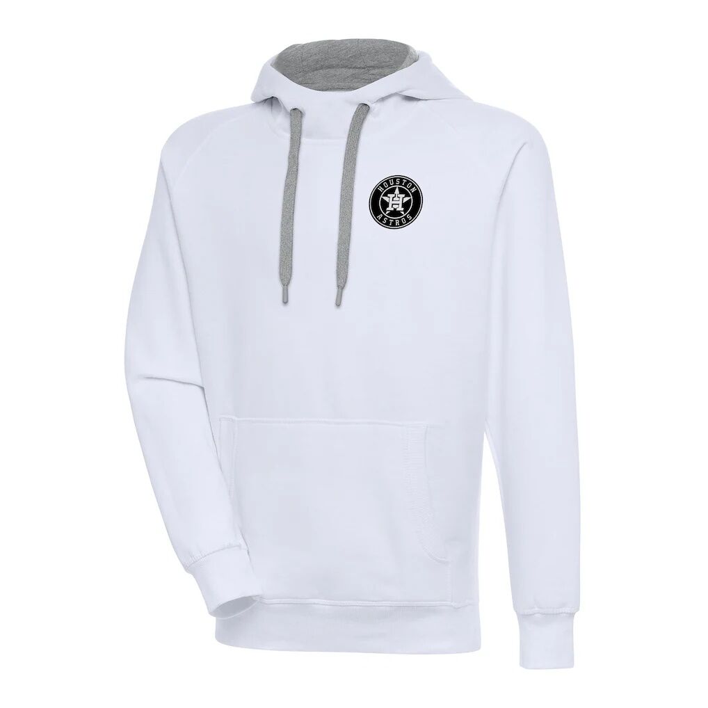 Houston Astros Antigua Metallic Victory Pullover Hoodie