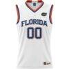 Florida Gators GameDay Greats Unisex NIL Pick-A-Player Lightweight Women's Basketball Jersey - White - Side View