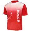 Chicago Bulls Sublimated T-Shirt - Red - Side View