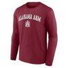 Alabama A&M Bulldogs Campus Long Sleeve T-Shirt - Maroon - Side View