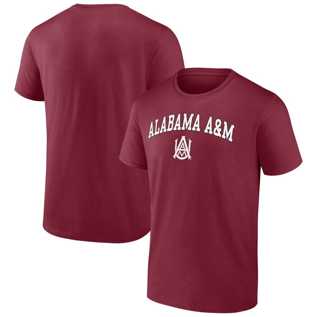 Alabama A&M Bulldogs Campus T-Shirt - Maroon