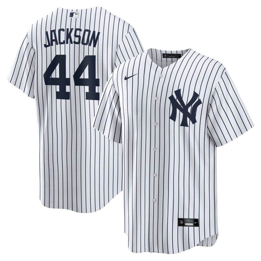Reggie Jackson New York Yankees Nike Home Retired Player Replica Jersey
