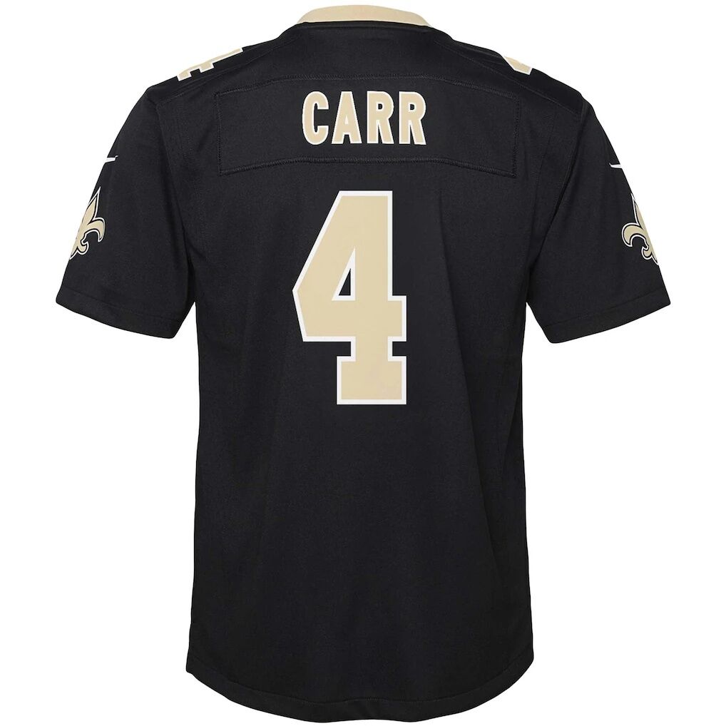 Derek Carr New Orleans Saints Nike Youth Game Jersey