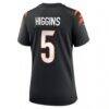 Tee Higgins Cincinnati Bengals Nike Women's Game Player Jersey - Black - Side View