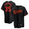 Adley Rutschman Baltimore Orioles Nike Alternate Replica Player Jersey - Black - Front View
