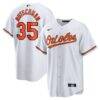 Adley Rutschman Baltimore Orioles Nike Replica Player Jersey - White - Front View
