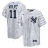 Anthony Volpe New York Yankees Nike Home Replica Player Jersey - White - Front View