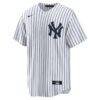Anthony Volpe New York Yankees Nike Home Replica Player Jersey - White - Side View