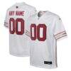 Arizona Cardinals Nike Youth Custom Game Jersey - White - Front View