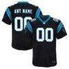 Carolina Panthers Nike Youth Custom Game Jersey - Black - Front View