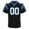 Carolina Panthers Nike Youth Custom Game Jersey - Black - Side View