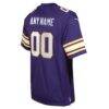 Minnesota Vikings Nike Youth Classic Custom Game Jersey - Purple - Detail View