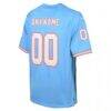 Tennessee Titans Nike Youth Oilers Throwback Custom Game Jersey - - Detail View