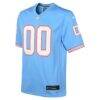 Tennessee Titans Nike Youth Oilers Throwback Custom Game Jersey - - Side View