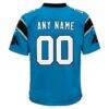 Carolina Panthers Nike Youth Alternate Custom Game Jersey - Blue - Detail View