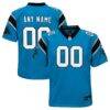 Carolina Panthers Nike Youth Alternate Custom Game Jersey - Blue - Front View
