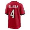 Chase McLaughlin Tampa Bay Buccaneers Nike Game Player Jersey - Red - Detail View