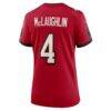 Chase McLaughlin Tampa Bay Buccaneers Nike Women's Game Player Jersey - Red - Detail View