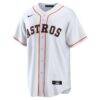 Craig Biggio Houston Astros Nike Home Retired Player Replica Jersey - White - Side View