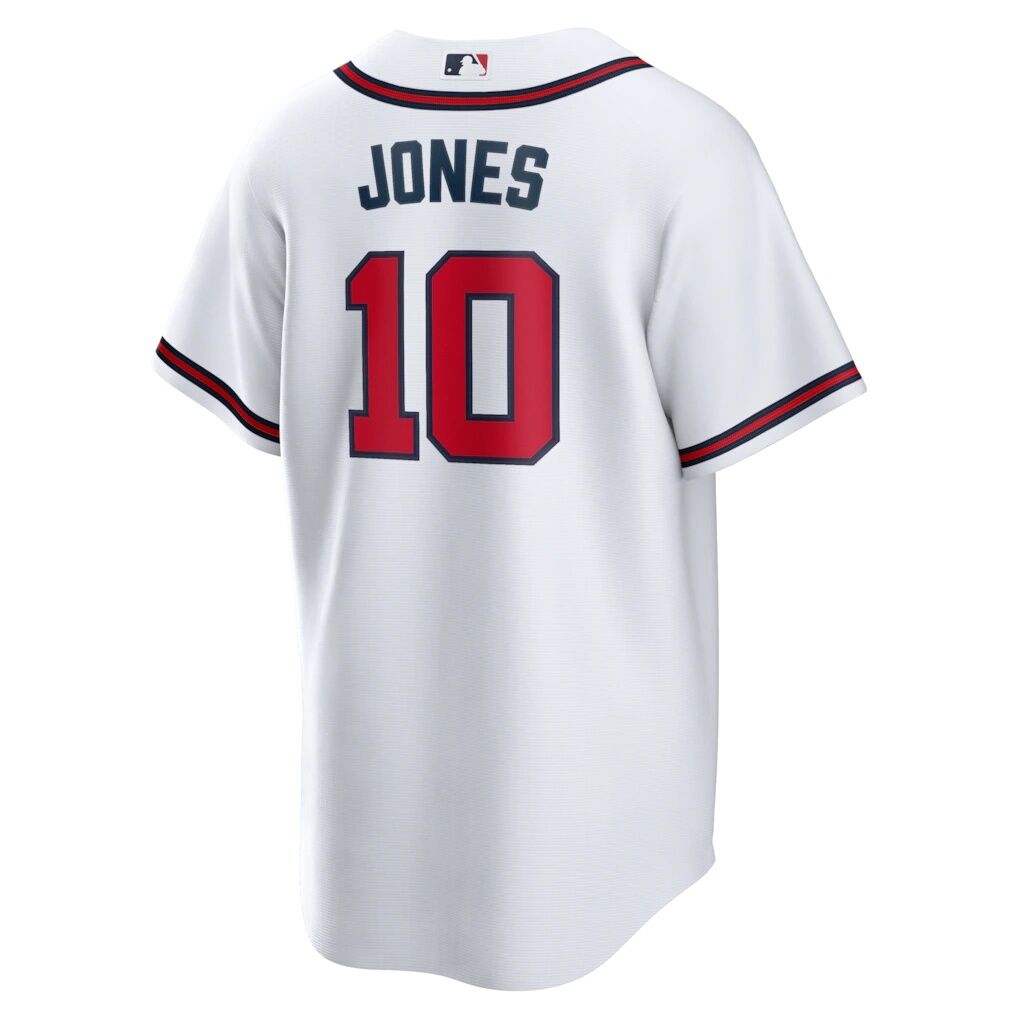 Chipper Jones Atlanta Braves Nike Home Retired Player Replica Jersey
